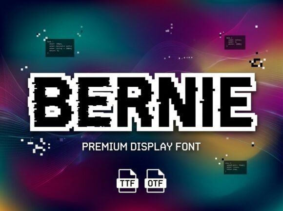 Bernie Font: A Decorative Typeface for Eye-Catching Crafts and Printables