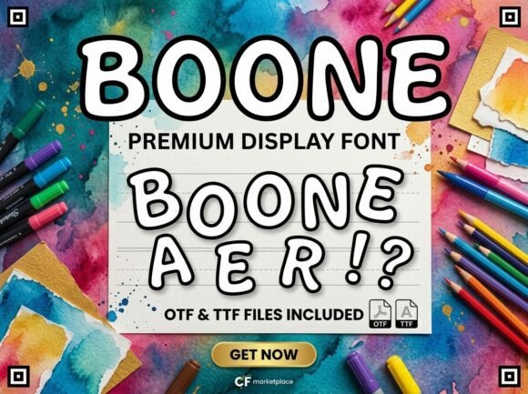 Boone Typeface Review: A Stunning Decorative Display Font for Bold Branding
