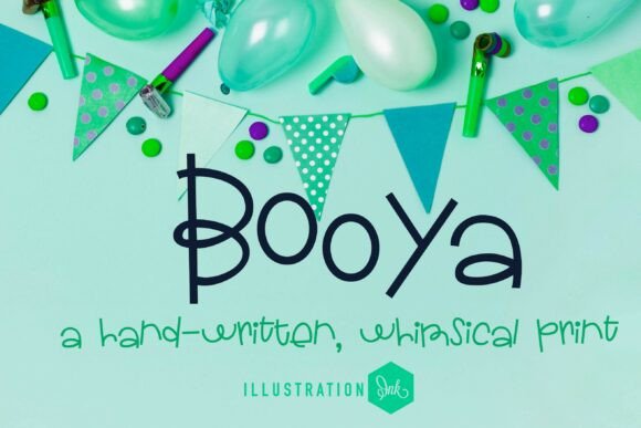 Booya Typeface: Elevate Your Brand With Spirited Handwritten Fonts