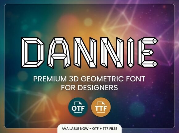 Dannie Font: A Decorative Typeface for Editorial Impact