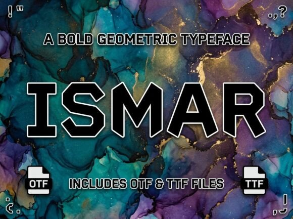 Ismar: A Decorative Display Font for Standout Branding