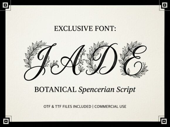 Jade Font Elevates Campaign Visuals with Decorative Flair