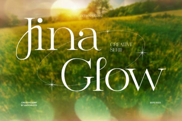 Jina Glow: A Futuristic Serif for Modern Digital Branding