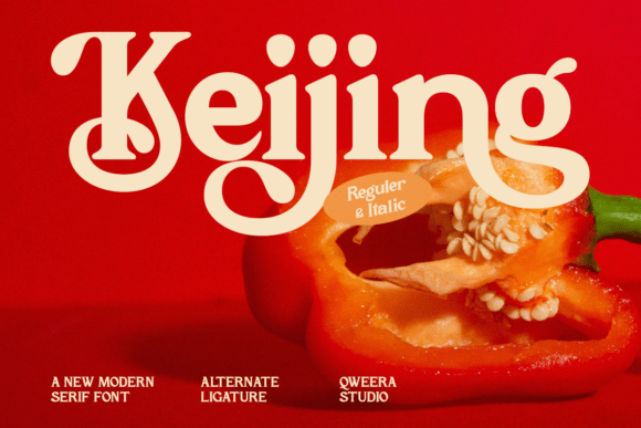 Keijing Typeface Review: Bold Serif for Modern Campaigns
