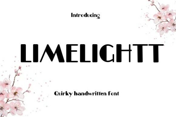 Limelightt: The Quirky Handwritten Display Font for Standout Campaigns