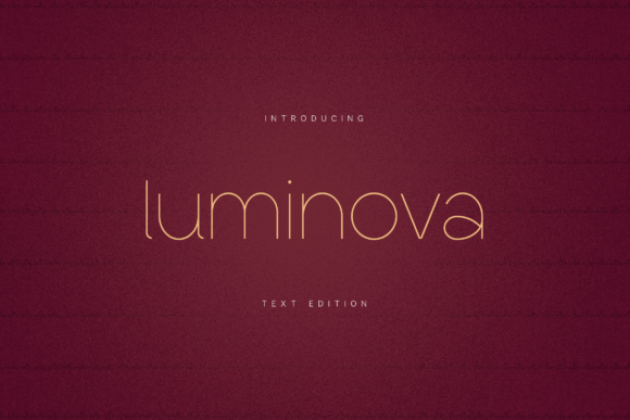 Luminova Font for Modern Web and Brand Design