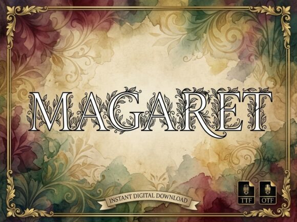 Magaret Display Typeface for Premium Brand Identity