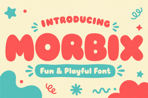 Morbix: The Playful Bubble Display Font for Crafters and Sellers