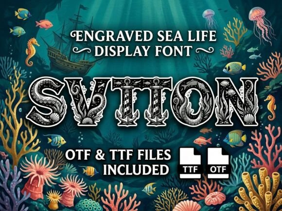 Sutton: A Stunning Decorative Display Font for High-Impact Web Design