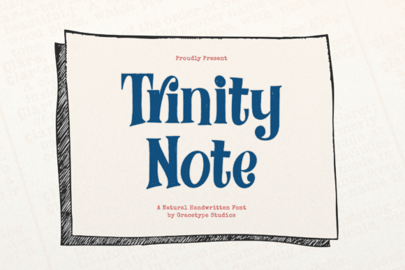 Trinity Note: A Handwritten Font for Heartfelt Creations
