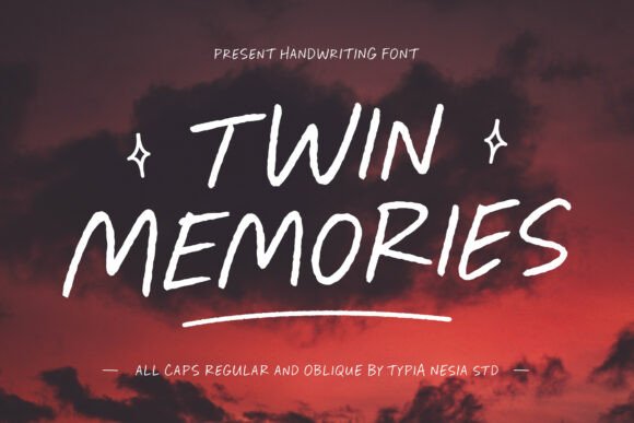 Twin Memories Font Adds Handwritten Charm to Your Creations