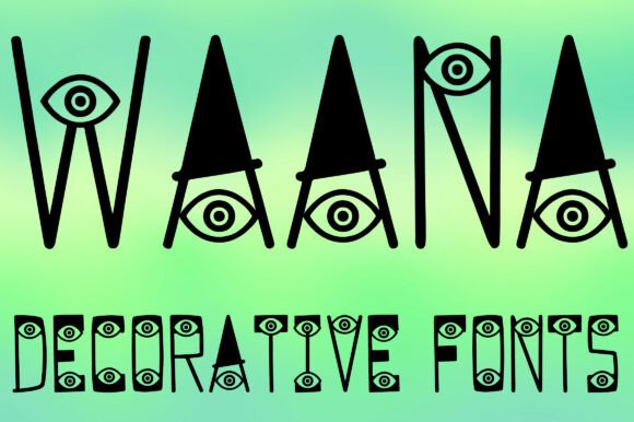 Waanaa Display Typeface for Bold Handmade Branding