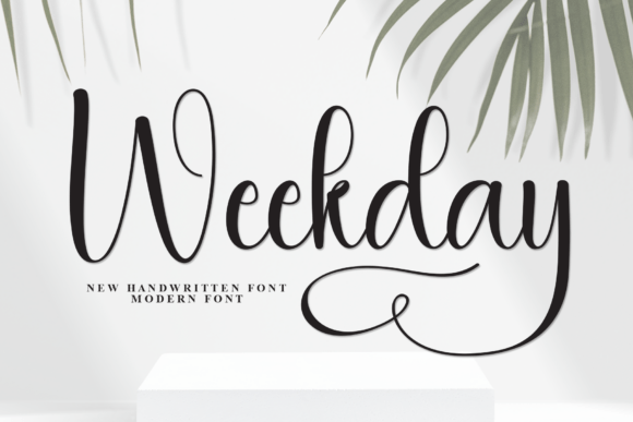 Weekday Font: A Playful Script for Creative Projects