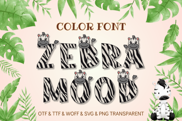 Zebra Mood Font for Vibrant Editorial Design