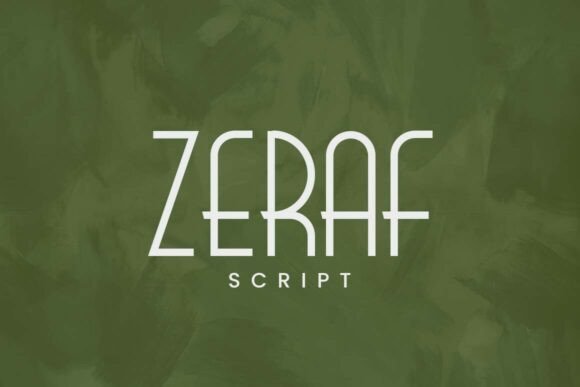 Zeraf Script Modern Elegant Display Font Review